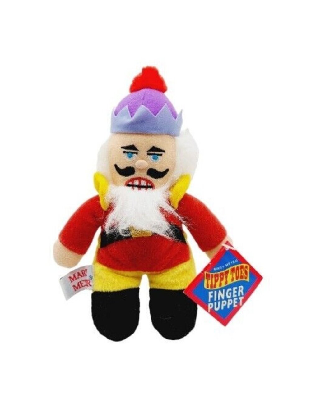 Mary Meyer Nutcracker Finger Puppet Tippy Toes Stuffed 8 Inch